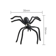 Load image into Gallery viewer, Halloween Gothic Spider Earrings