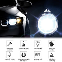 Load image into Gallery viewer, Safety Hammer Glare Flashlight