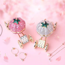 Load image into Gallery viewer, Pumpkin Carriage Rhinestones Jewelry Box