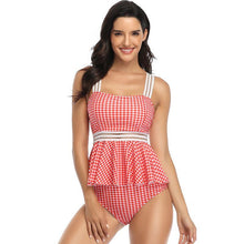Load image into Gallery viewer, Sexy Mesh Lotus Leaf Skirt May Swimsuit