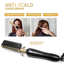 Load image into Gallery viewer, Heating Straight Curling Hair Comb