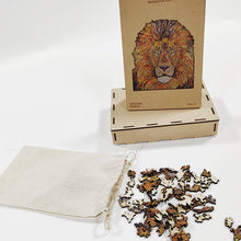 Load image into Gallery viewer, Wooden Lion Puzzle Blocks