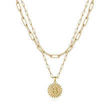Load image into Gallery viewer, Gold Initial Necklaces for Women