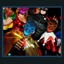 Load image into Gallery viewer, Halloween Mask LED Light Up Scary Skull Mask