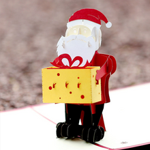 Load image into Gallery viewer, Santa Clause Pop Up Card