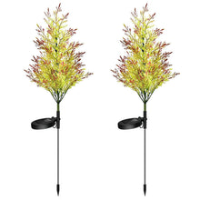 Load image into Gallery viewer, Solar Garden Christmas Tree Light, 2 Pcs