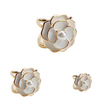 Load image into Gallery viewer, Delicate Camellia Scarf Buckle