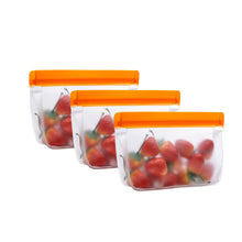 Load image into Gallery viewer, Stand Up Reusable Food Bags