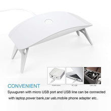 Load image into Gallery viewer, Foldable Mini UV Nail Lamp