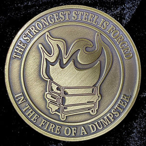 Dumpster Fire Challenge Coin