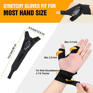 LED Gloves with Waterproof Lights