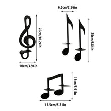 Load image into Gallery viewer, 🔥Black Music Note Wall Sconce💡