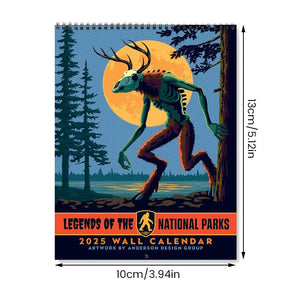 2025 Wall Calendar: Legends of the National Parks