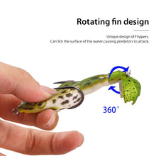 Load image into Gallery viewer, Double Propeller Frog Soft Bait