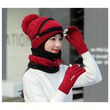 Load image into Gallery viewer, Women's Winter Scarf Set