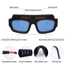 Load image into Gallery viewer, Auto Darkening Welding Glasses