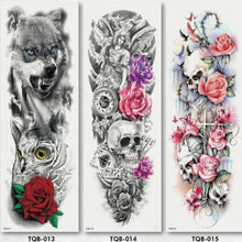Load image into Gallery viewer, Full Arm sleeve Tattoo Waterproof temporary tattoo Sticker