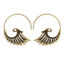 Load image into Gallery viewer, Vintage Peacock Tassel Earrings