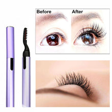 Load image into Gallery viewer, Electric Heated Eyelash Curler with Comb Design