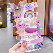 Load image into Gallery viewer, Rainbow Hair Clip Set