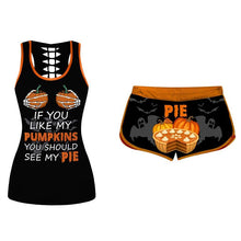 Load image into Gallery viewer, Halloween Pumpkin Vest Set