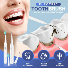 Load image into Gallery viewer, Electric Toothbrush Dental Calculus Remover Kit