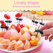 Load image into Gallery viewer, Hardworking Ants Moving Fruit Fork (12 PCs)