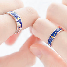 Load image into Gallery viewer, Starry Sky Couple Rings