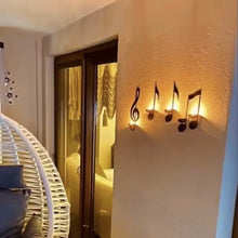 Load image into Gallery viewer, 🔥Black Music Note Wall Sconce💡