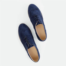 Load image into Gallery viewer, Women's flat suede casual shoes round toe
