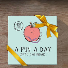 Load image into Gallery viewer, 2025 A Pun A Day Desktop Calendar