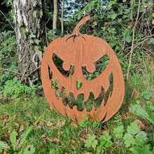 Load image into Gallery viewer, Metal Halloween Pumpkin Decoration