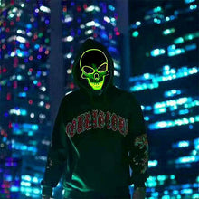 Load image into Gallery viewer, Halloween Mask LED Light Up Scary Skull Mask
