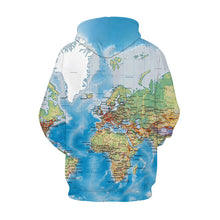 Load image into Gallery viewer, World Map Men's T-shirt &amp; Hoodie