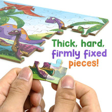 Load image into Gallery viewer, Wooden Dinosaur Puzzle (60 Pieces)