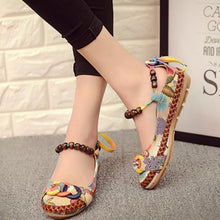 Load image into Gallery viewer, Women's Handmade Beaded Embroidered Shoes