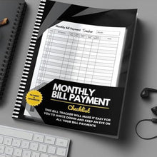 Load image into Gallery viewer, Bill Tracker Notebook