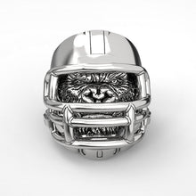 Load image into Gallery viewer, New Trendy Football Helmet Ring