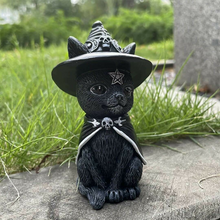 Load image into Gallery viewer, Halloween Lawn Decoration Cat Gnome