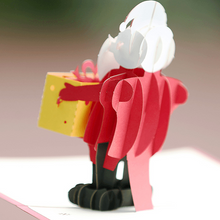Load image into Gallery viewer, Santa Clause Pop Up Card