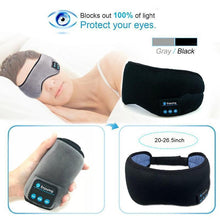 Load image into Gallery viewer, Sleep mask with wireless stereo bluetooth earphone