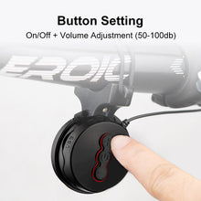 Load image into Gallery viewer, Waterproof Rechargeable Electric Bike Horn