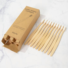 Load image into Gallery viewer, New Design Mixed Color Bamboo Toothbrush