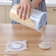 Load image into Gallery viewer, Rotating Kitchen Storage Tank Dry Food Storage Containers Cereal Storage