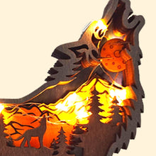 Load image into Gallery viewer, 3D Hollow Wooden Forest Animal Ornament