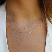 Load image into Gallery viewer, Letter Necklace for Mama