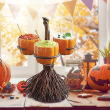 Load image into Gallery viewer, Halloween Pumpkin Snack Bowl Stand