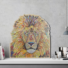 Load image into Gallery viewer, Wooden Lion Puzzle Blocks