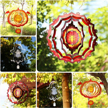 Load image into Gallery viewer, Halloween Themed 3D Optical Illusion Hanging Wind Spinner