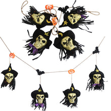 Load image into Gallery viewer, Halloween Decoration Skull String Pendant